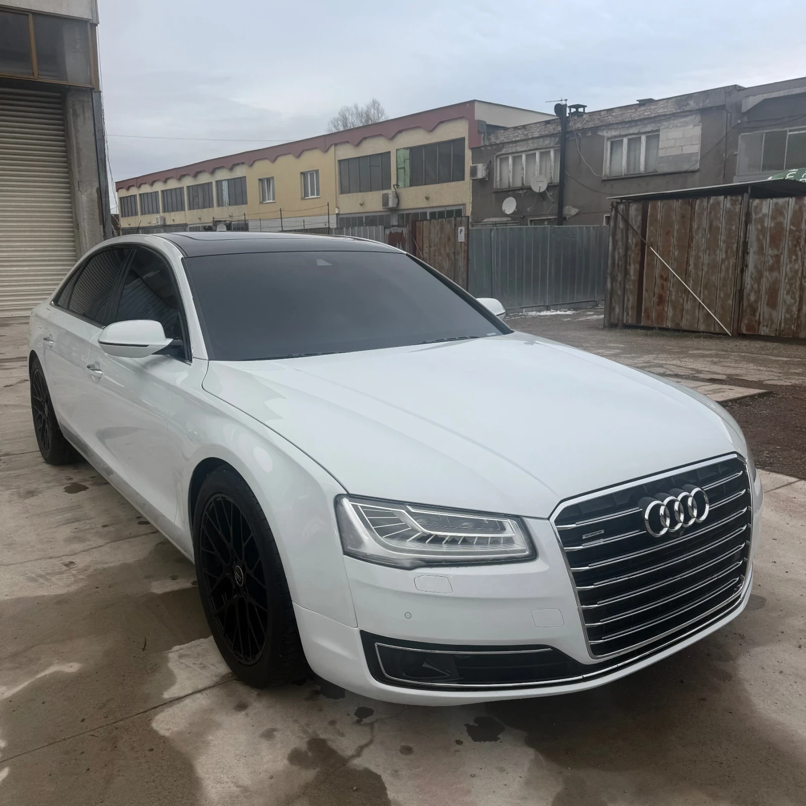 Audi A8 Long 4.0T Matrix Head up Обдухване Масаж - изображение 3