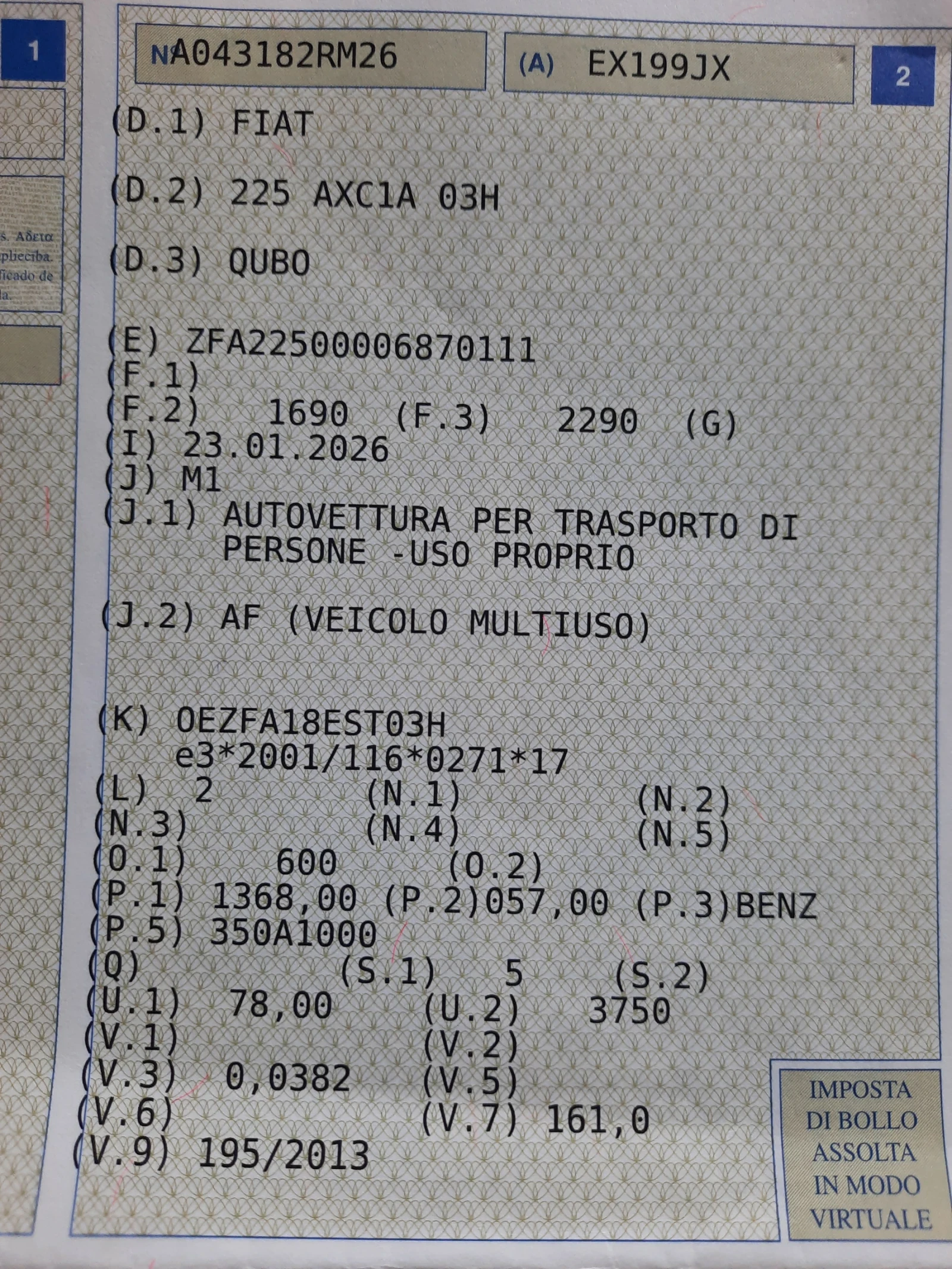 Fiat Qubo 116хл.км!! EURO 6! LPG!, снимка 10 - Автомобили и джипове - 54057482