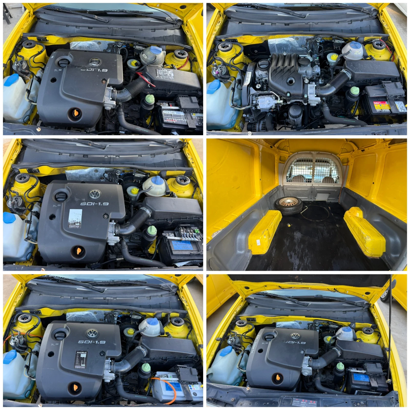 VW Caddy 1.9SDI 5 БРОЯ, снимка 17 - Автомобили и джипове - 54069085