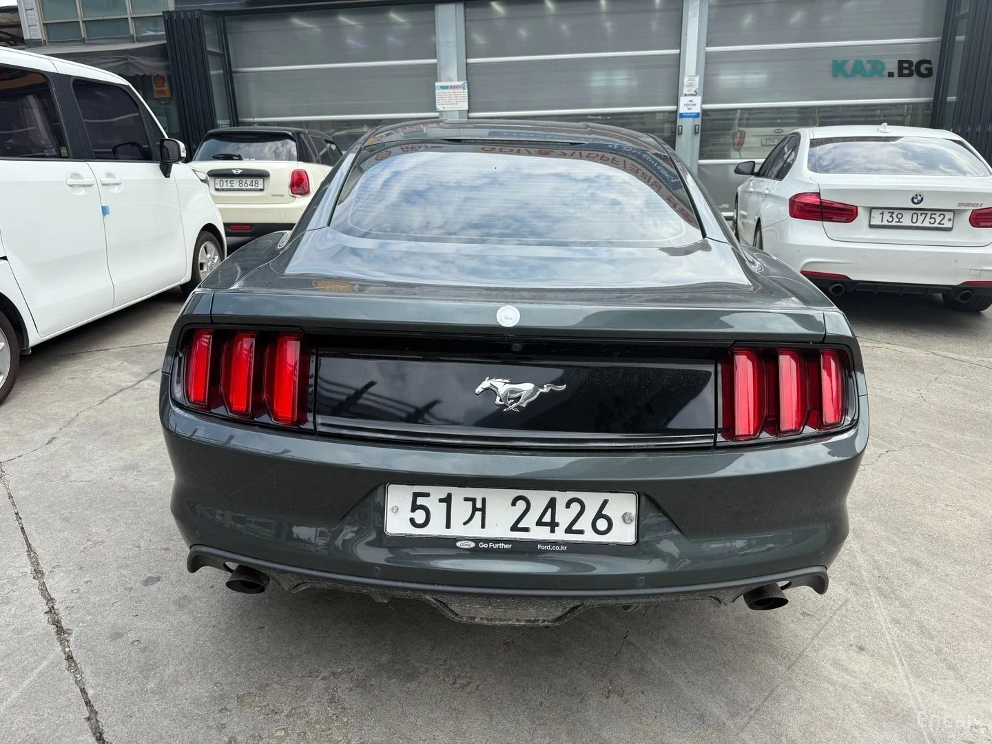Ford Mustang 2.3 Eco Boost* ПОДГРЕВ* ОБДУХВАНЕ* NAVI* КОЖА, снимка 3 - Автомобили и джипове - 54955576