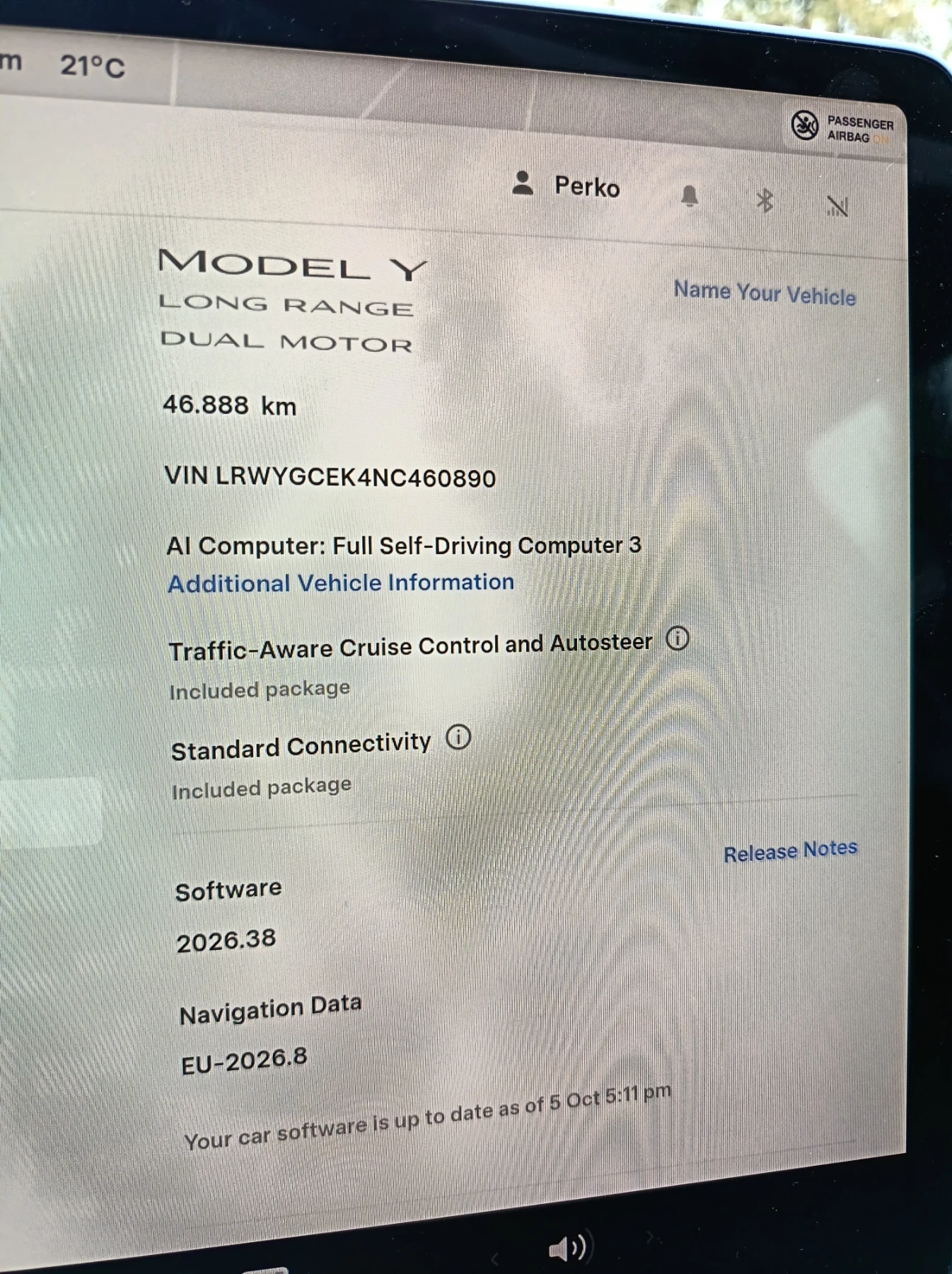 Tesla Model Y Long Range Dual Motor  46650 KM, снимка 16 - Автомобили и джипове - 56548816