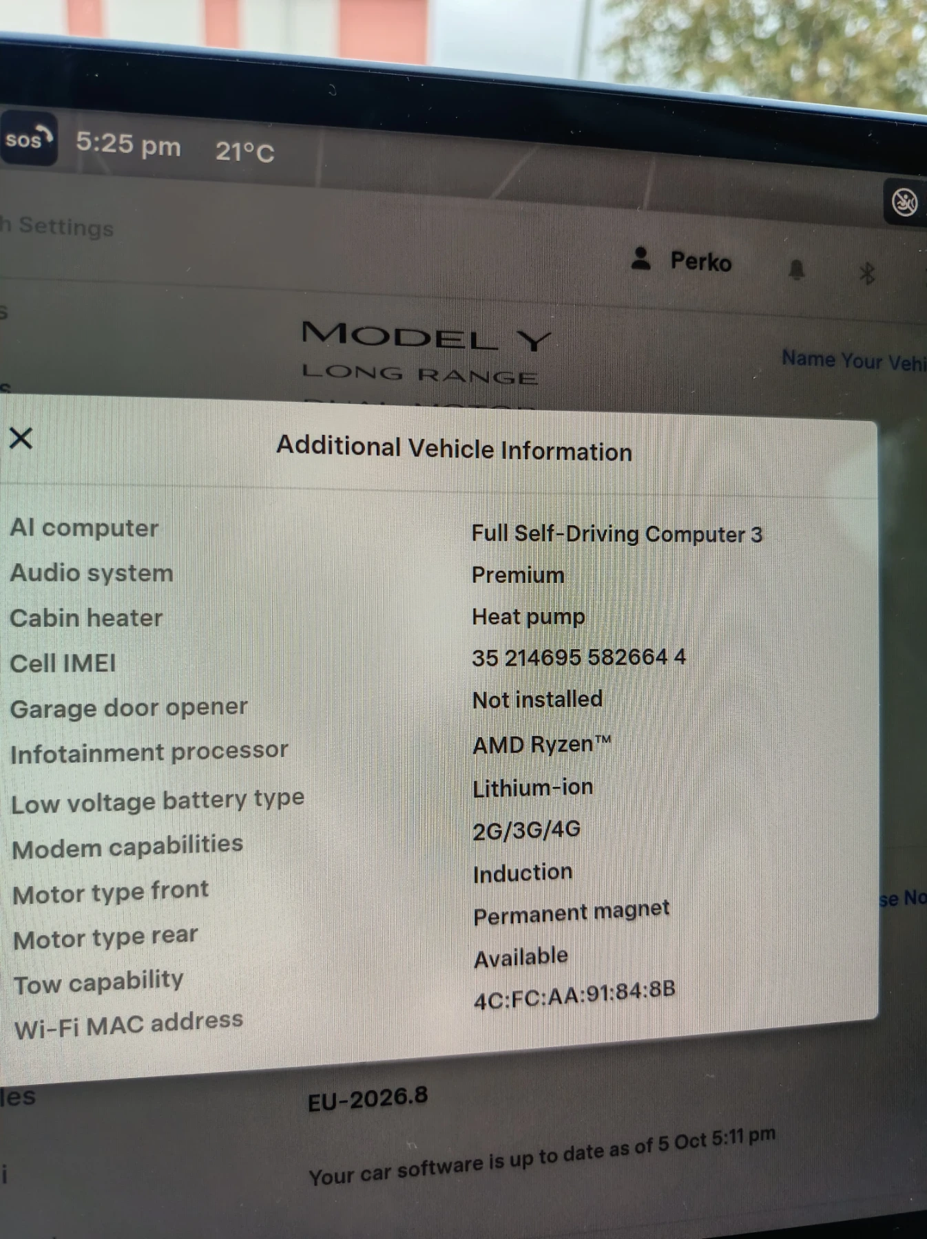 Tesla Model Y Long Range Dual Motor  46650 KM, снимка 17 - Автомобили и джипове - 56548816