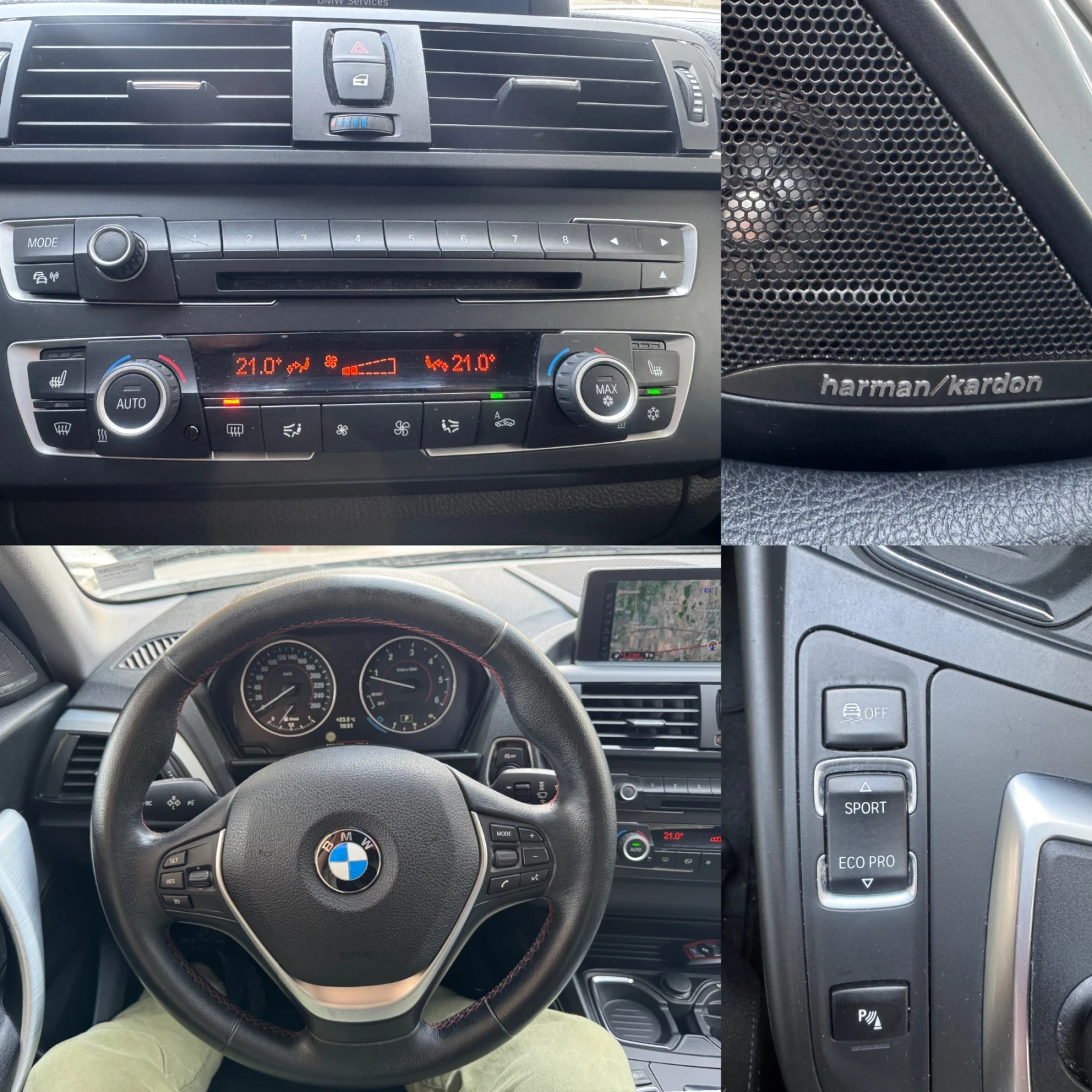 BMW 118 D#SPORTPACK#NAVI#LED#PDC#HARMAN#ОБСЛУЖЕН, снимка 16 - Автомобили и джипове - 54611215