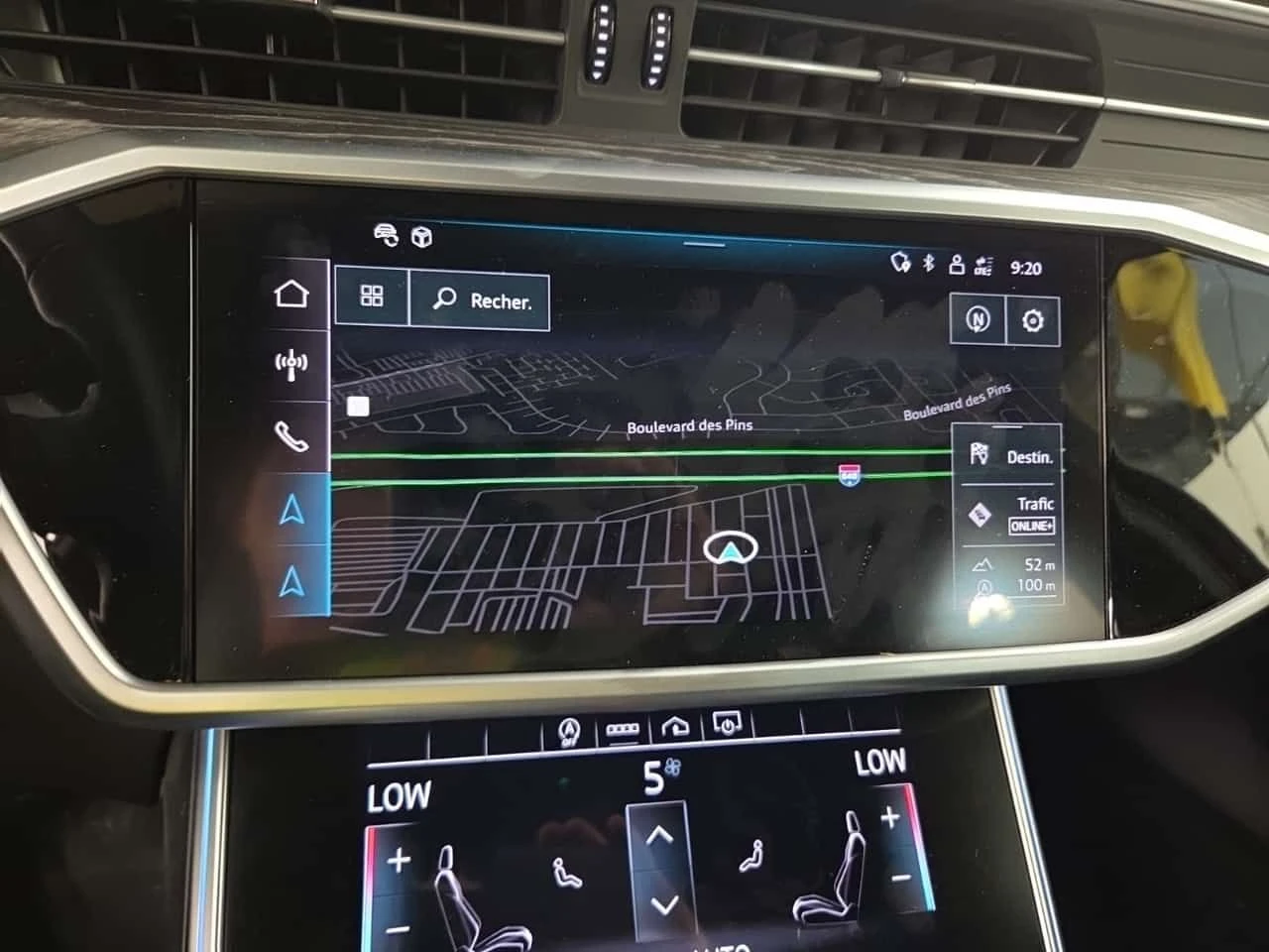 Audi A6  PROGRESSIV / 360 / ОБДУХВАНЕ / ПАНОРАМА , снимка 11 - Автомобили и джипове - 55641343