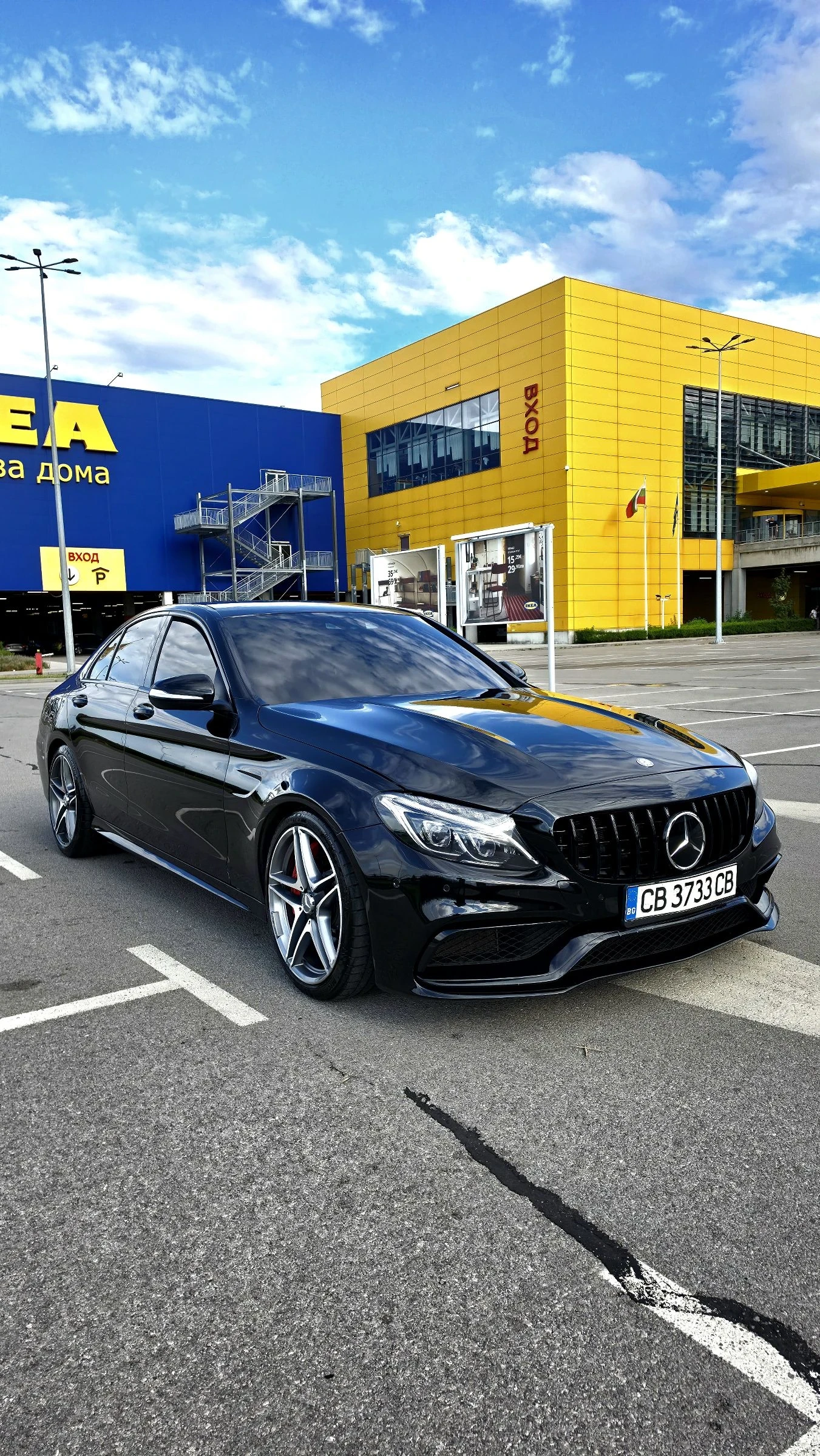 Mercedes-Benz C 63 AMG C63S ЗА ВЕРИГИ!!!, снимка 3 - Автомобили и джипове - 55252213