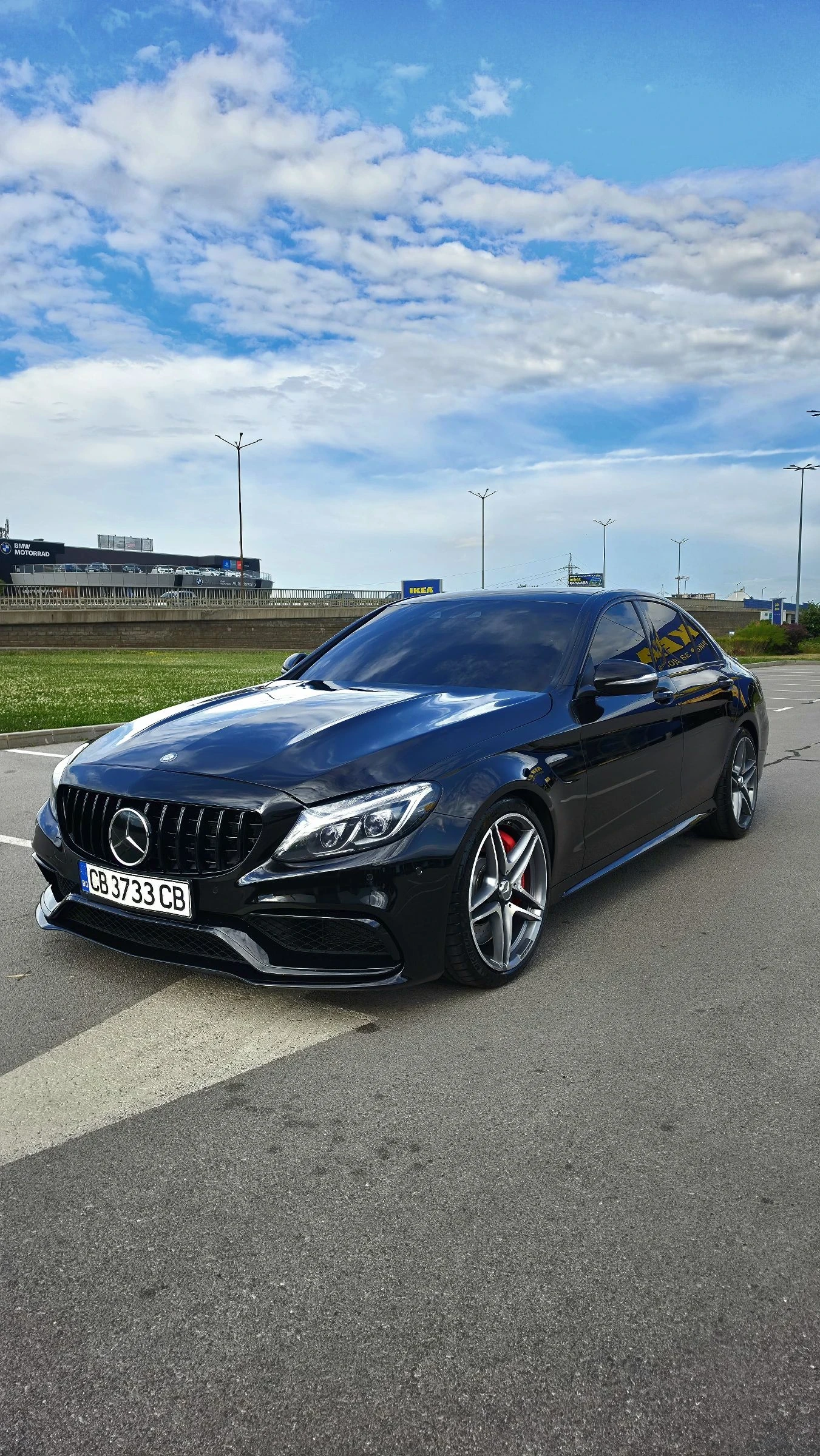 Mercedes-Benz C 63 AMG C63S ЗА ВЕРИГИ!!!