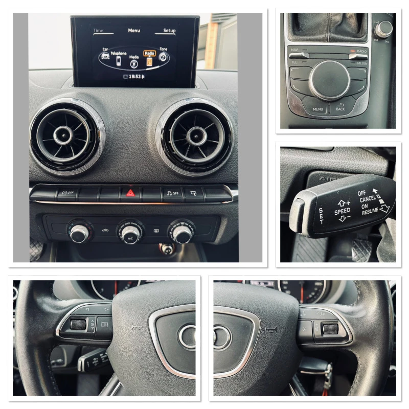 Audi A3 1.6 TDI/Navi/Cruise control/LED/6-ск, снимка 17 - Автомобили и джипове - 46515836