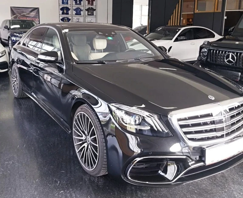 Mercedes-Benz S 350 ОЧАКВАН ВНОС Mercedes S350d S63AMG Optic* 3xTV* , снимка 9 - Автомобили и джипове - 47983626