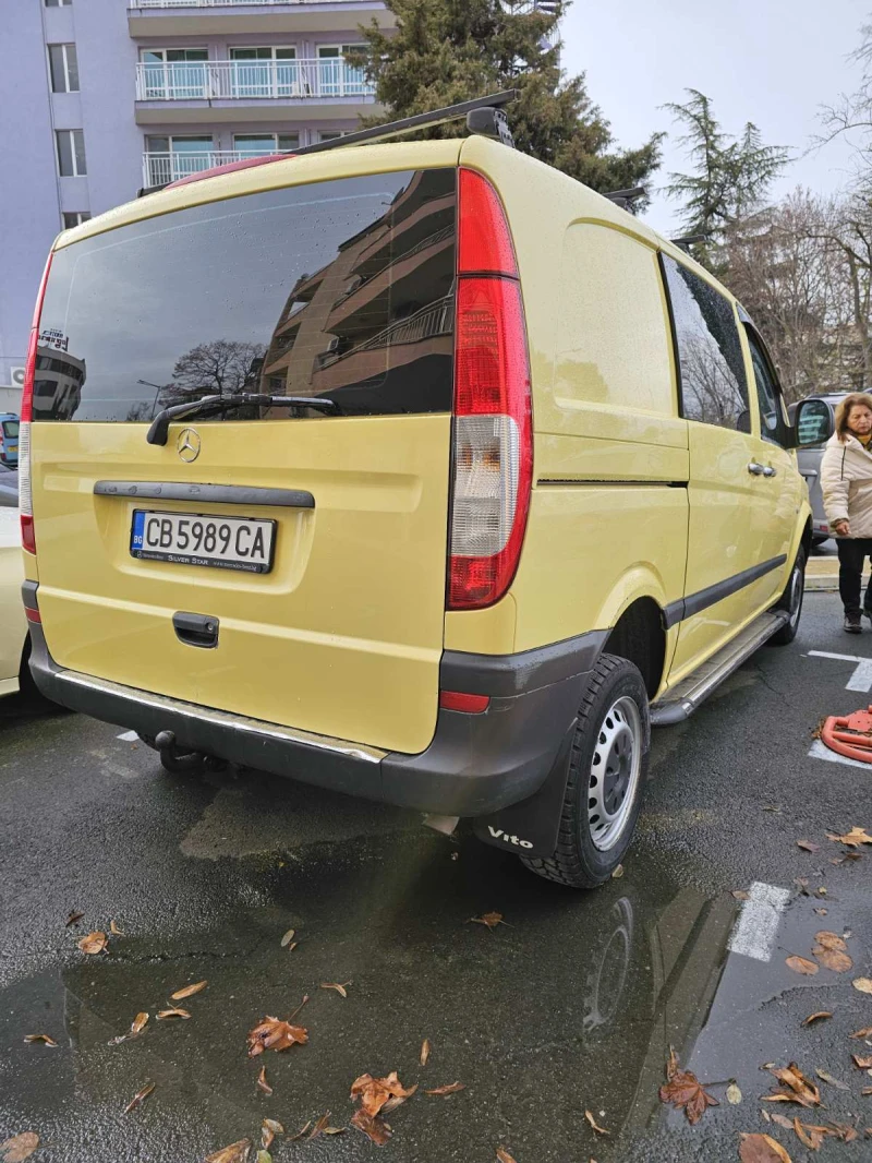 Mercedes-Benz Vito 115Cdi 4x4 150к.с.АВТОМАТИК КЛИМАТИК нов двигател, снимка 14 - Бусове и автобуси - 48265049