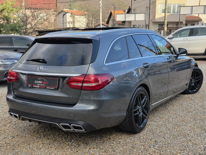 Mercedes-Benz C 220 BURMASTER= ОБДУХВАЕНЕ= ПОДГРЕВ= ХЕДЪП= ПАНОРАМА, снимка 6 - Автомобили и джипове - 52616023