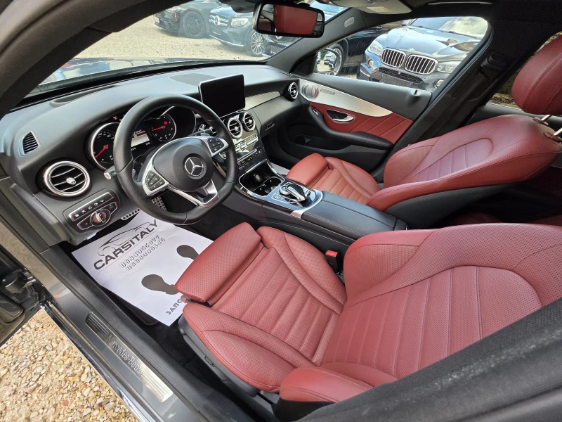 Mercedes-Benz C 220 BURMASTER= ОБДУХВАЕНЕ= ПОДГРЕВ= ХЕДЪП= ПАНОРАМА, снимка 14 - Автомобили и джипове - 52616023