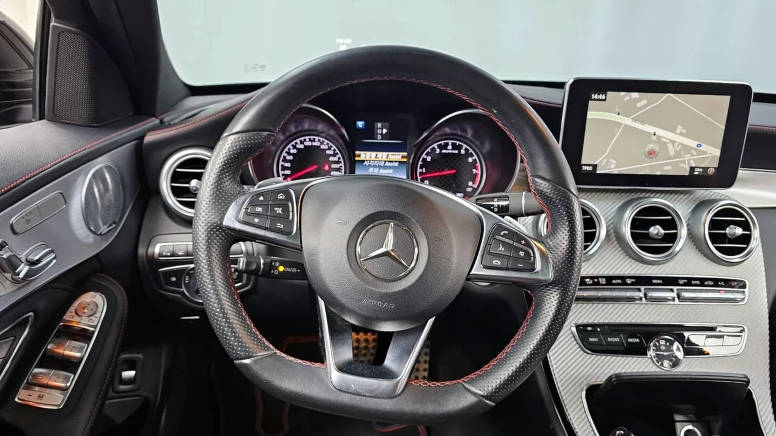 Mercedes-Benz C 43 AMG 4MATIC | BURMESTER | HEAD-UP | ДВОЙНА ПАНОРАМА, снимка 10 - Автомобили и джипове - 54591806