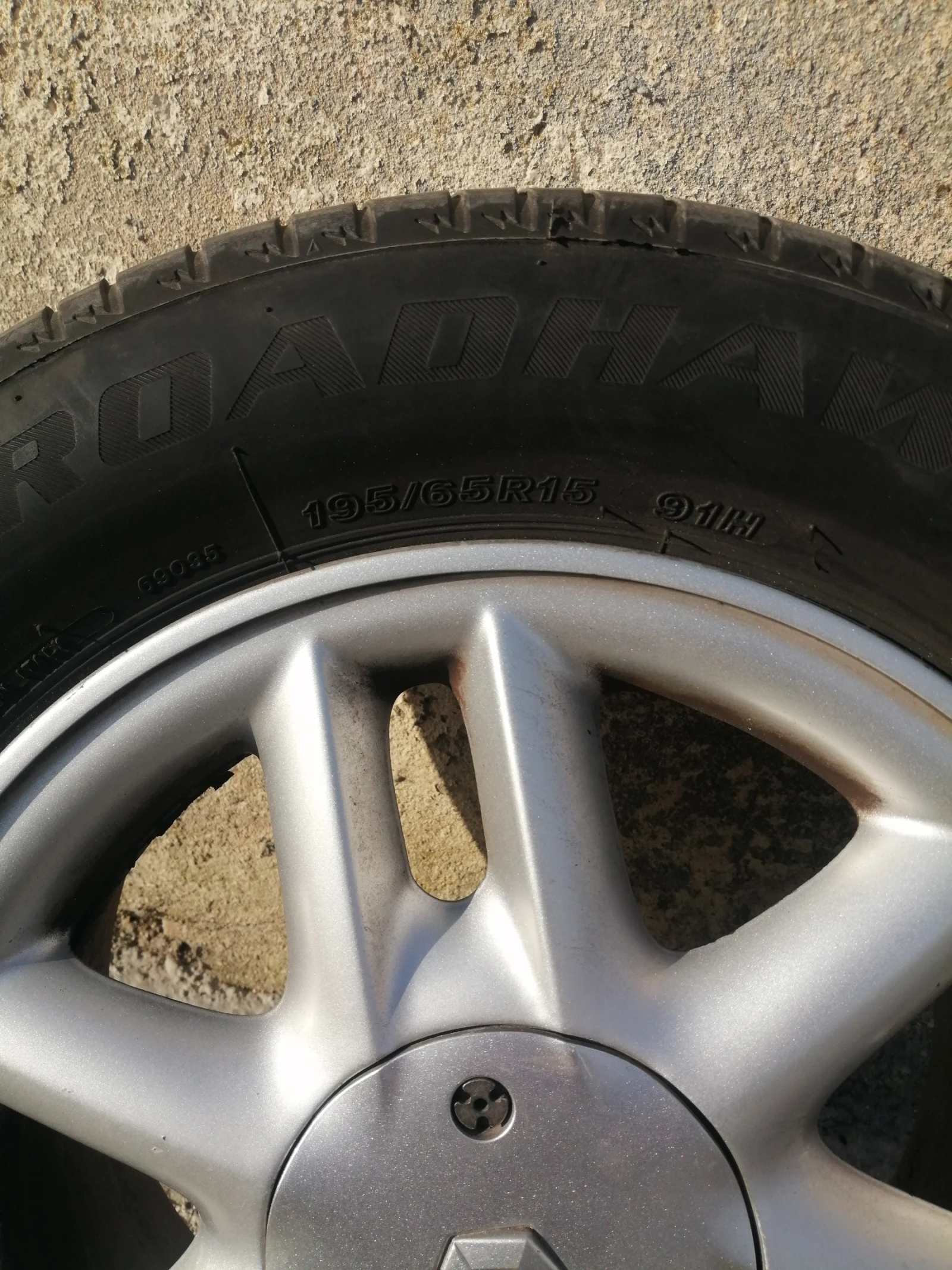 Гуми с джанти Firestone 195/65R15, снимка 4 - Гуми и джанти - 55540073