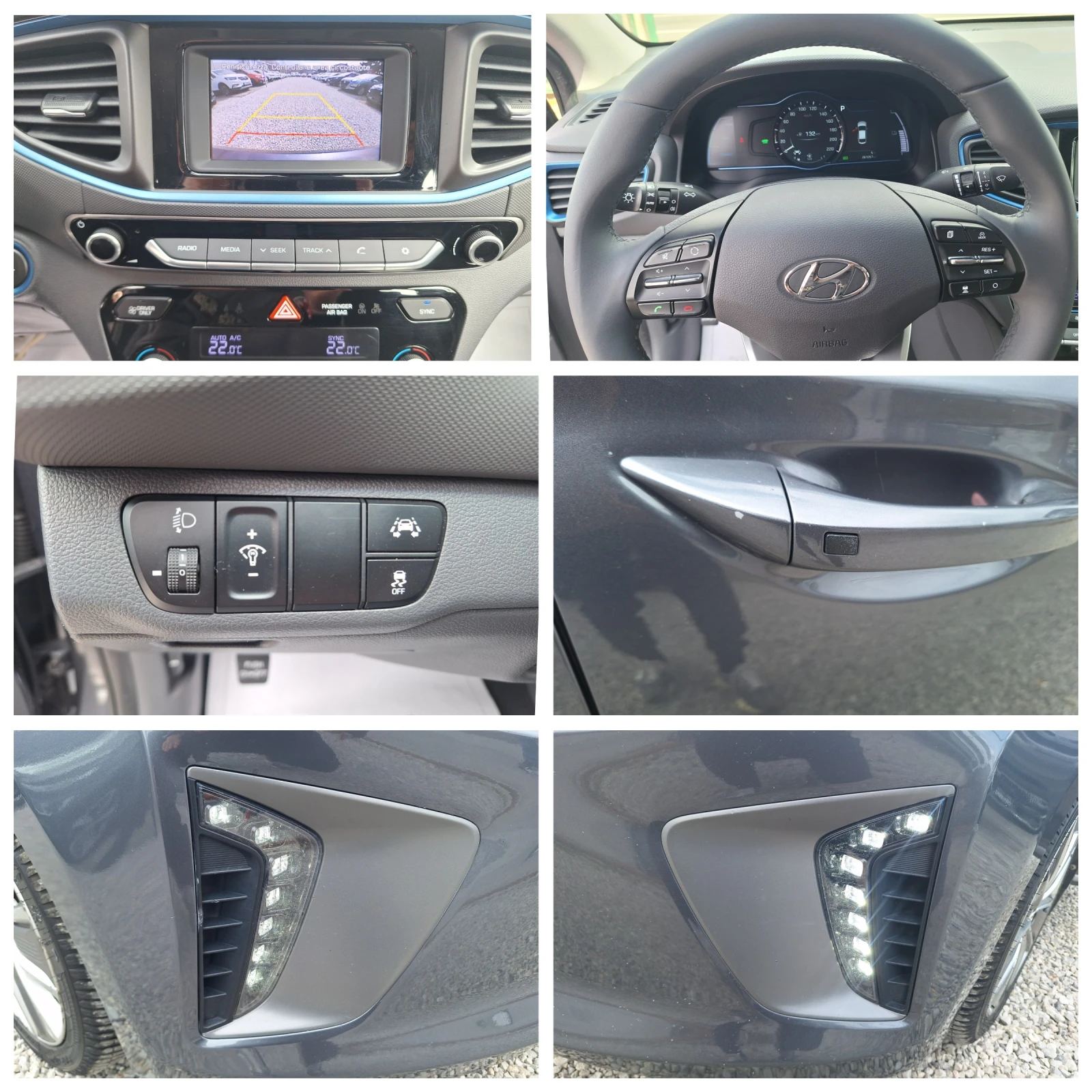 Hyundai Ioniq 1.6 Hybrid Navi Key Less Led Distronik!, снимка 15 - Автомобили и джипове - 53912260