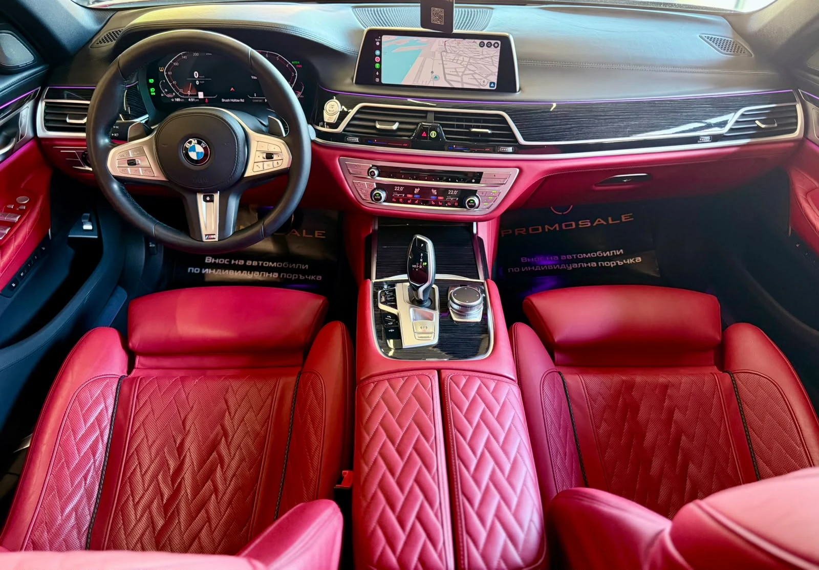 BMW 740 i Long* M-Sport* FULL* Individual* ЛИЗИНГ, снимка 9 - Автомобили и джипове - 55636272