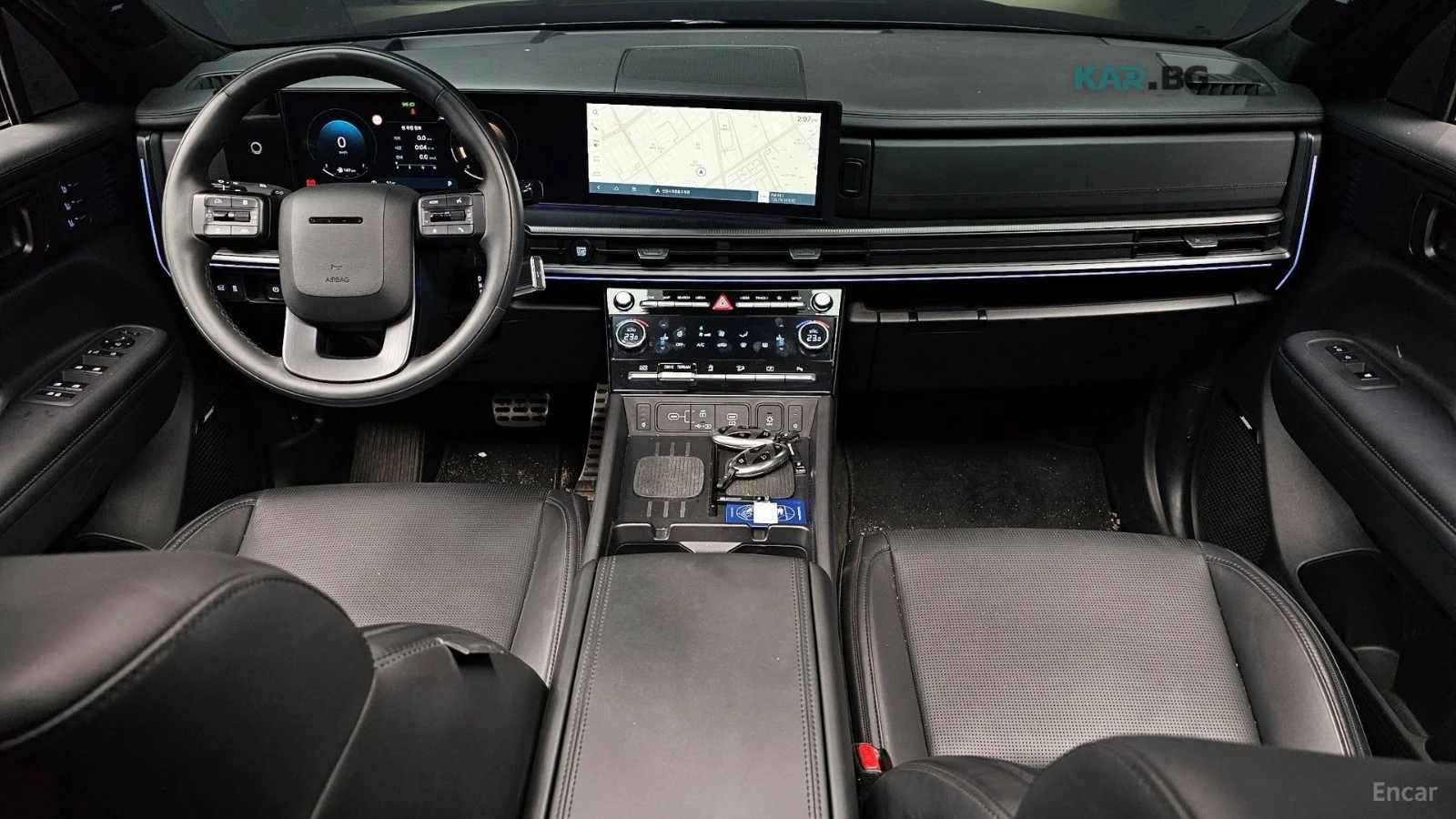 Hyundai Santa fe 2.5T* 4WD* CALLIGRAPHY* ПОДГРЕВ* ОБДУХВАНЕ* 360* H, снимка 7 - Автомобили и джипове - 55235159