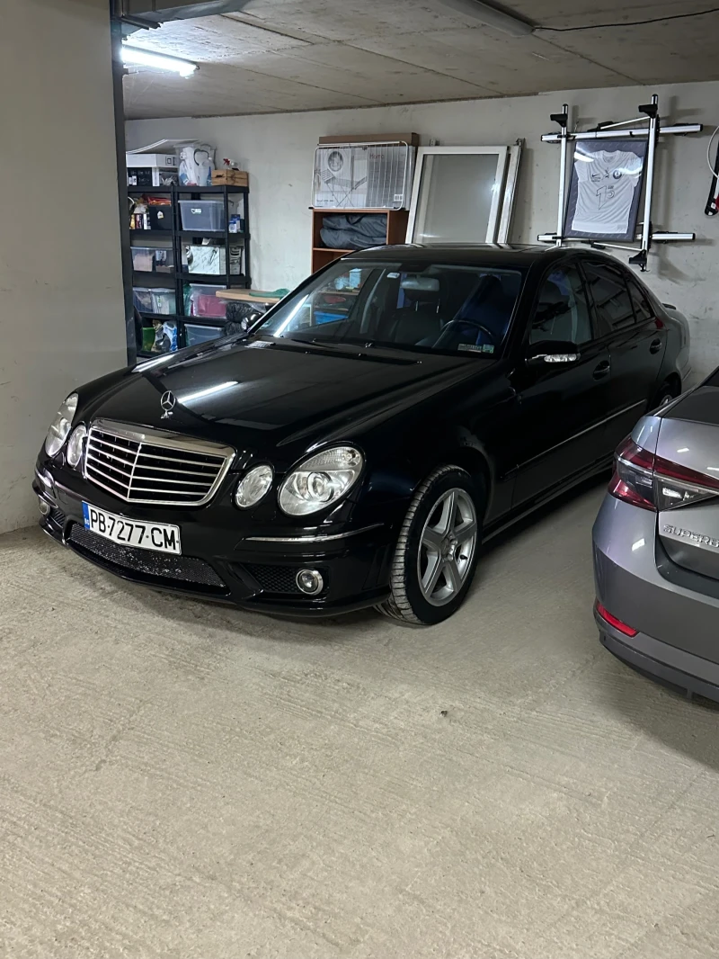 Mercedes-Benz E 500 AMG Пакет 7G-tronic Задно Въздух, снимка 13 - Автомобили и джипове - 47634976