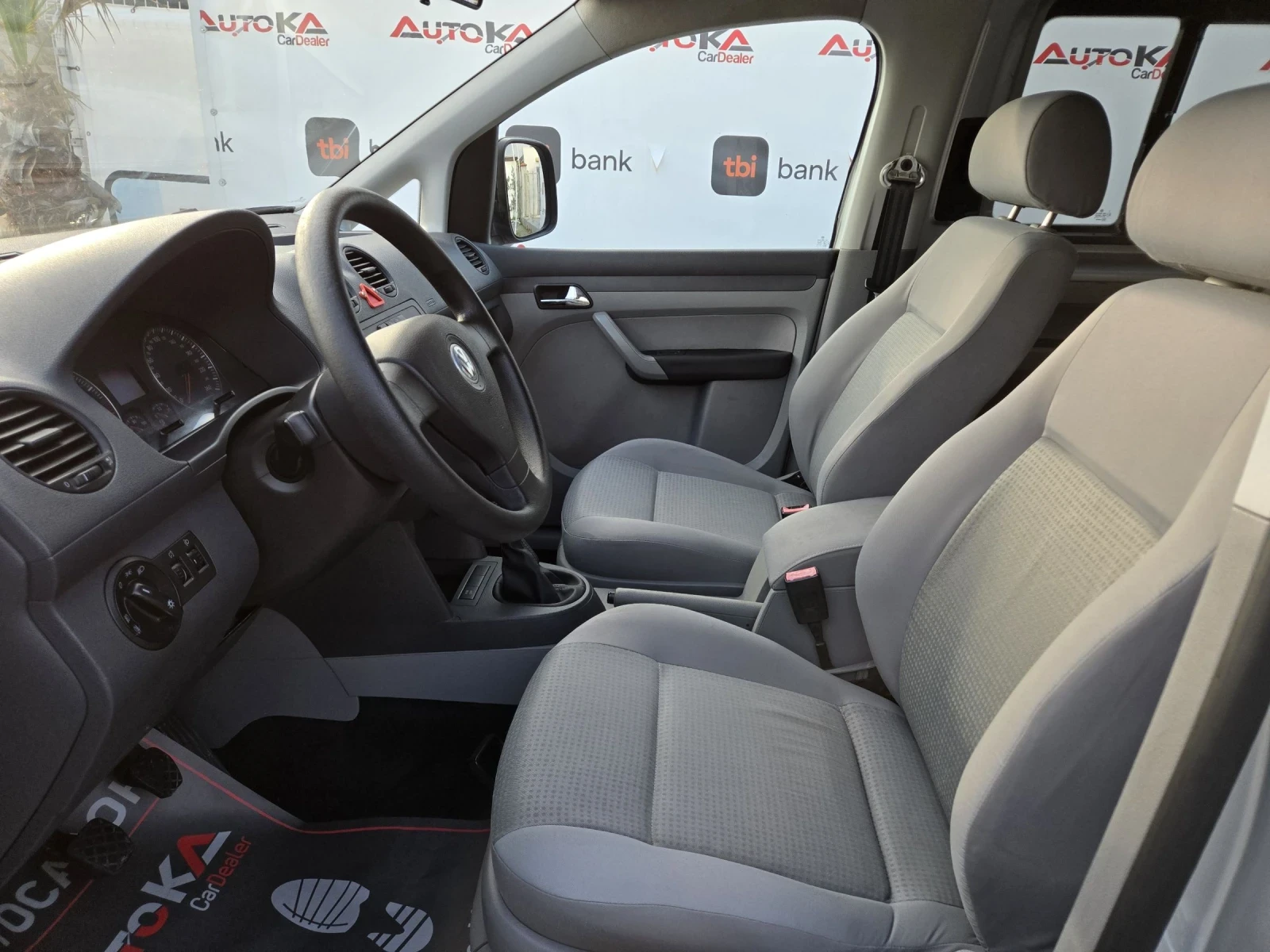 VW Caddy 2.0i-109кс= ФАБРИЧЕН МЕТАН= КЛИМАТИК - изображение 7