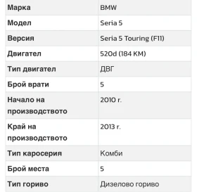 BMW 520 520 d 184 ks, снимка 2
