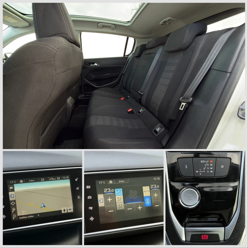 Peugeot 308 2.0 BLUE-HDI::PANORAMA::KEYLESS::, снимка 12 - Автомобили и джипове - 52591571