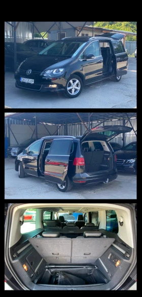 VW Sharan Панорама / камера / DSG / КОЖА / ПОДГРЕВ, снимка 16