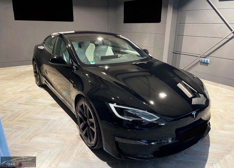Tesla Model S PLAID/1020HP/AWD/PANO/CAM/NAVI/770/, снимка 2 - Автомобили и джипове - 46383149
