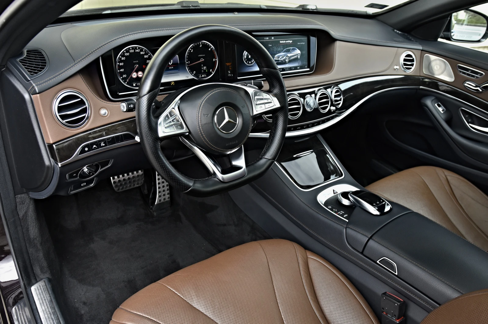 Mercedes-Benz S 350 D 4M 9G LONG AMG-OPTIC 360 MULTIBEAM LIGHT PANO, снимка 9 - Автомобили и джипове - 54013620