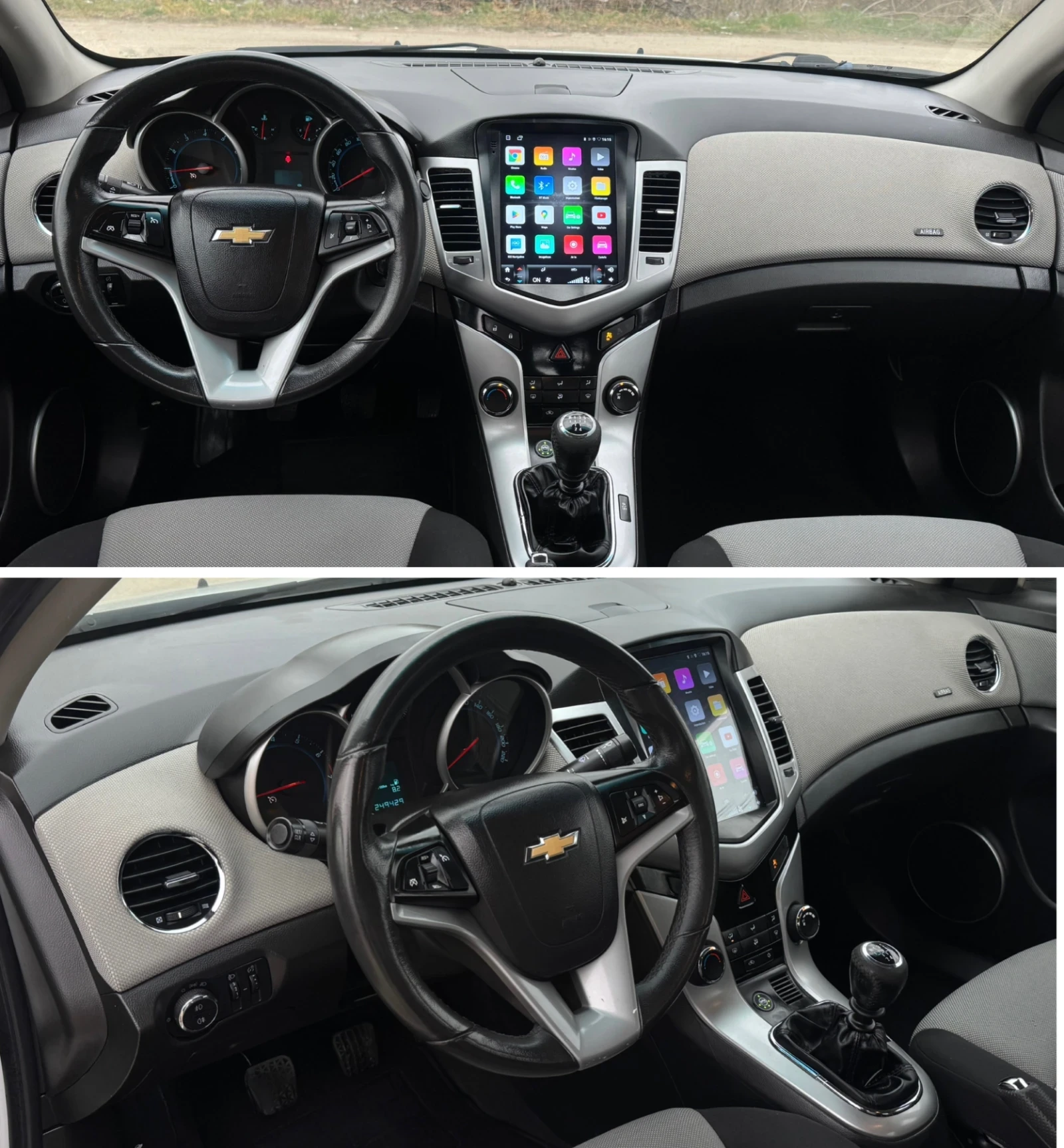 Chevrolet Cruze 8i 141 к.с. Bi-Fuel (бензин/газ   фабрична GPL сис, снимка 10 - Автомобили и джипове - 54081088