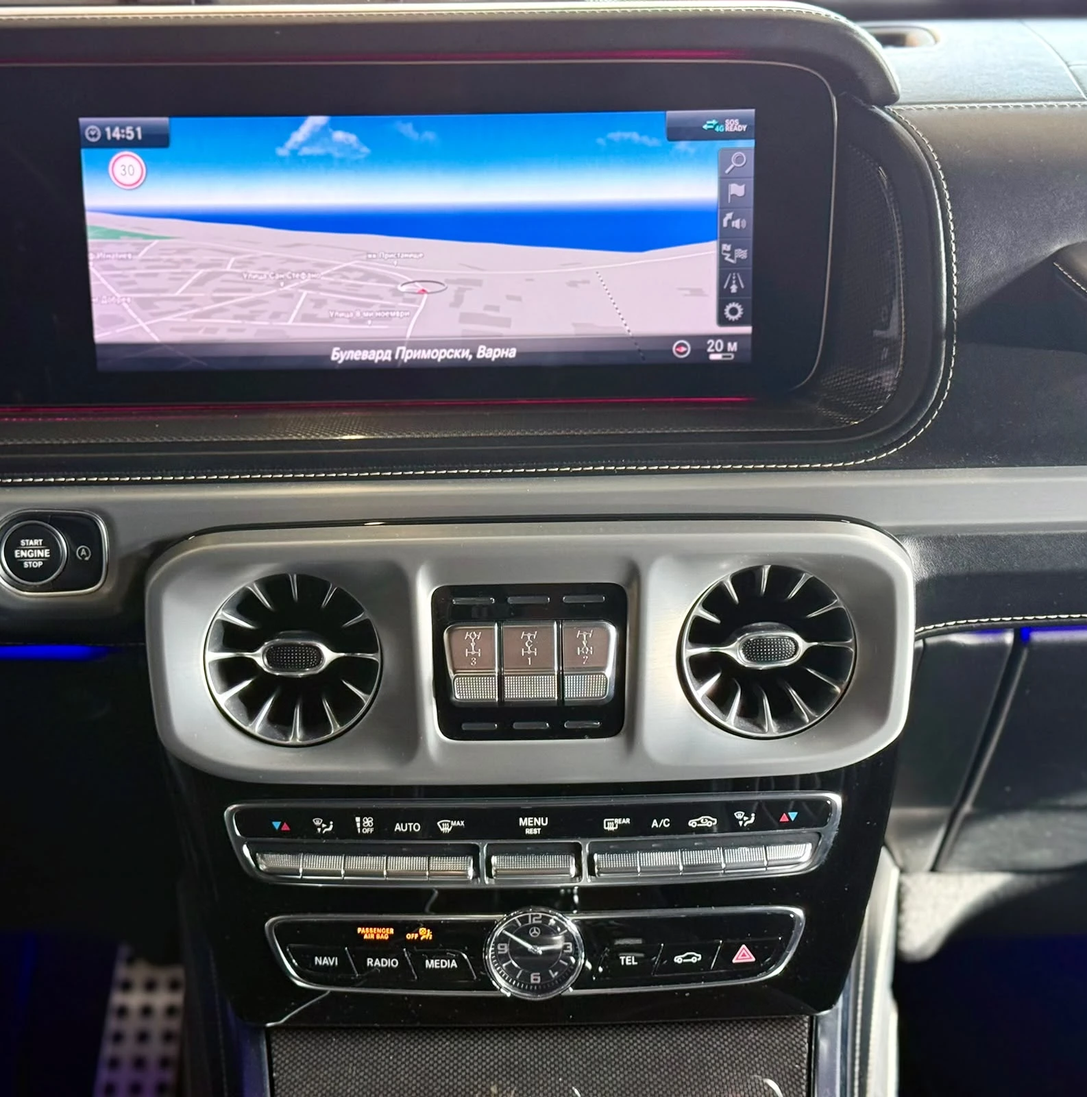 Mercedes-Benz G 400 d 4M* AMG* Stronger than Time* Full* Burm* ������ | Mobile.bg � ����������� 12