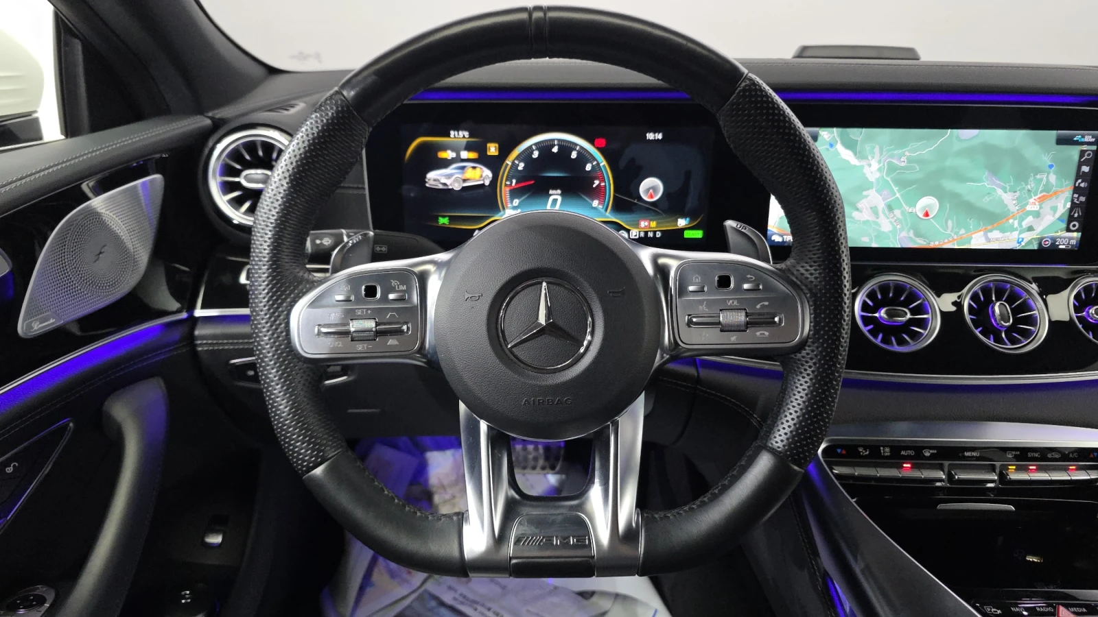 Mercedes-Benz GT GT43 4MATIC| 360| ОБДУХ| ПАМЕТ| HUD| ЛИЗИНГ, снимка 14 - Автомобили и джипове - 54520215