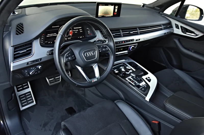 Audi SQ7 4.0 V8T MATRIX 3xTV B&O 7-SITZE 22&#34; PANO 360 C, снимка 9 - Автомобили и джипове - 50968438