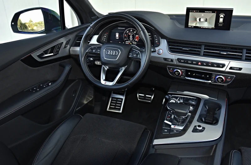 Audi SQ7 4.0 V8T MATRIX 3xTV B&O 7-SITZE 22&#34; PANO 360 C, снимка 10 - Автомобили и джипове - 50968438