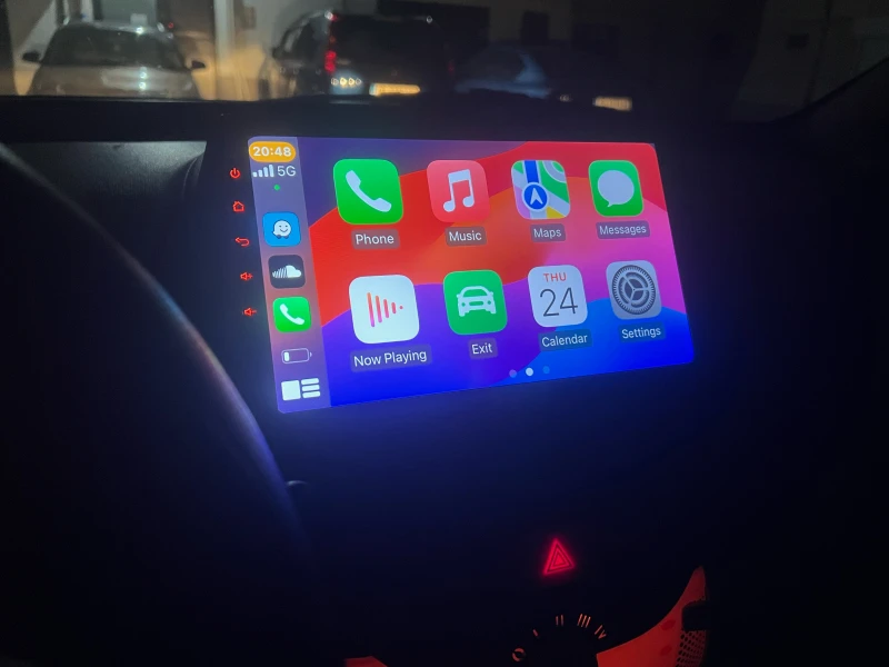 Peugeot 107 CarPlay/AndroidAuto/Navi/КАМЕРА, снимка 5 - Автомобили и джипове - 47694142