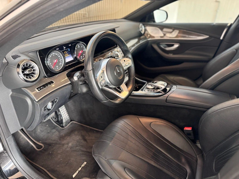 Mercedes-Benz CLS 400 D/4MATIC/AMG/340HP/BURMESTER/360/ACC/LED/NAVI/190E, снимка 7 - Автомобили и джипове - 50443145