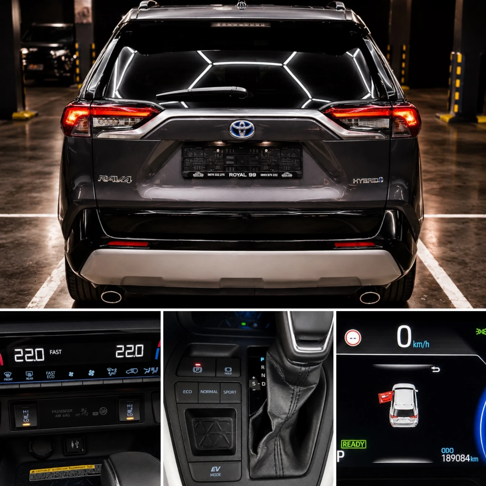 Toyota Rav4 2.5 HYBRID STYLE DISTRONIK KAMERA, снимка 14 - Автомобили и джипове - 55943759