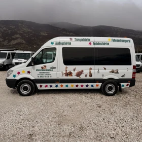 Mercedes-Benz Sprinter 316 РАМПА-9местен-Климатик-Печка, снимка 4