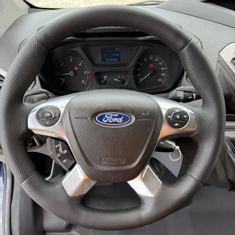 Ford Transit Custom Maxi-Клима-ЕВРО5-2.2CDTi, снимка 13 - Бусове и автобуси - 50725402