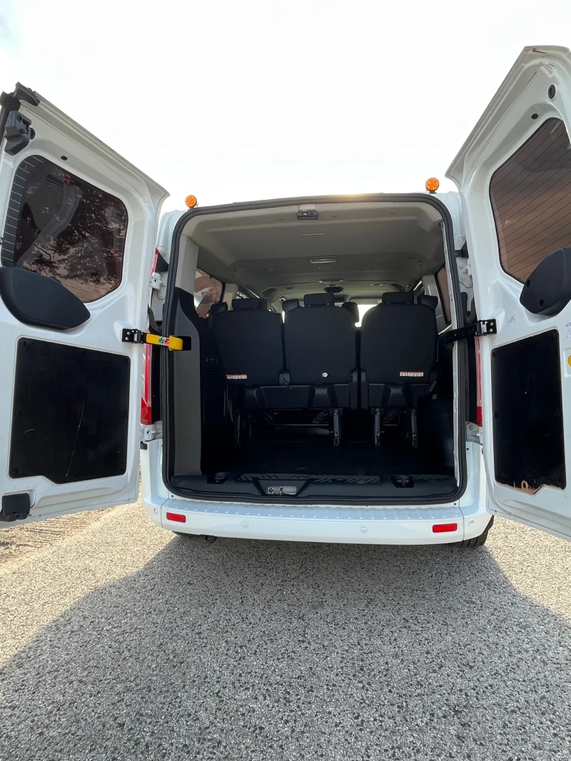Ford Transit Custom 9 местен- клима-макси фул!!!, снимка 17 - Бусове и автобуси - 51505778