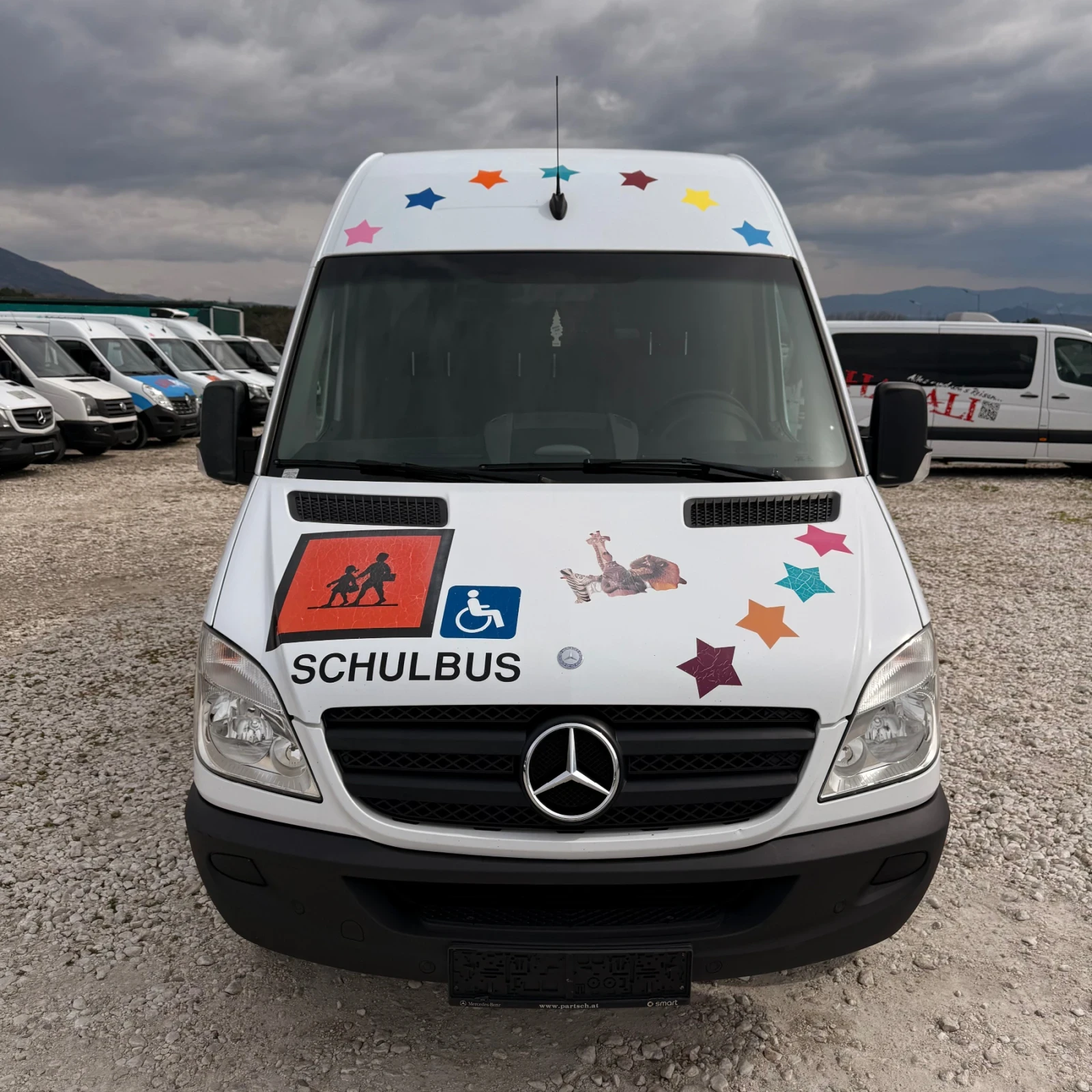 Mercedes-Benz Sprinter 316 РАМПА-9местен-Климатик-Печка, снимка 3 - Бусове и автобуси - 53913941