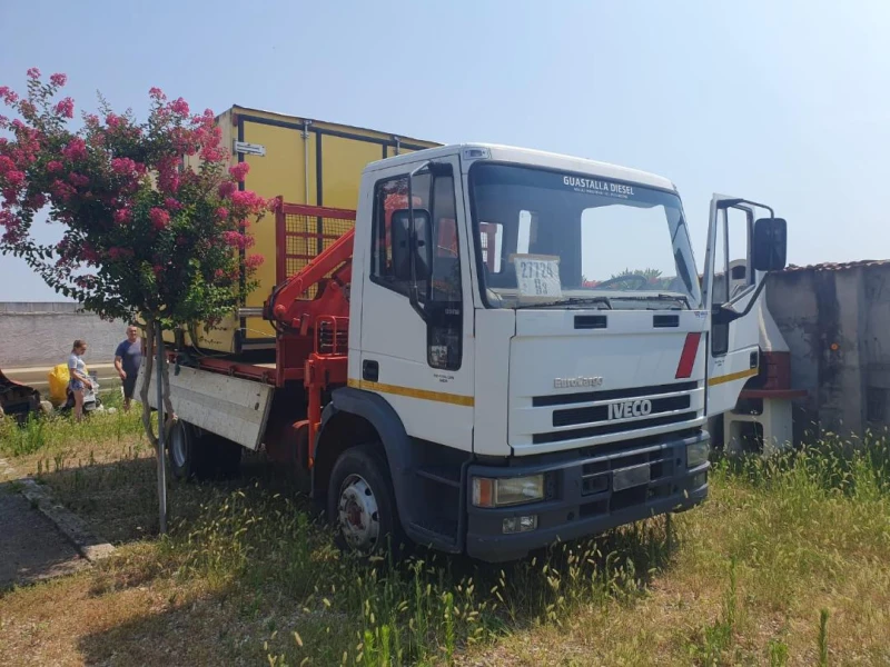 Iveco Eurocargo 120Е18 - ТРИСТРАНЕН САМОСВАЛ - КРАН - ПЕРФЕКТЕН, снимка 13 - Камиони - 47695762