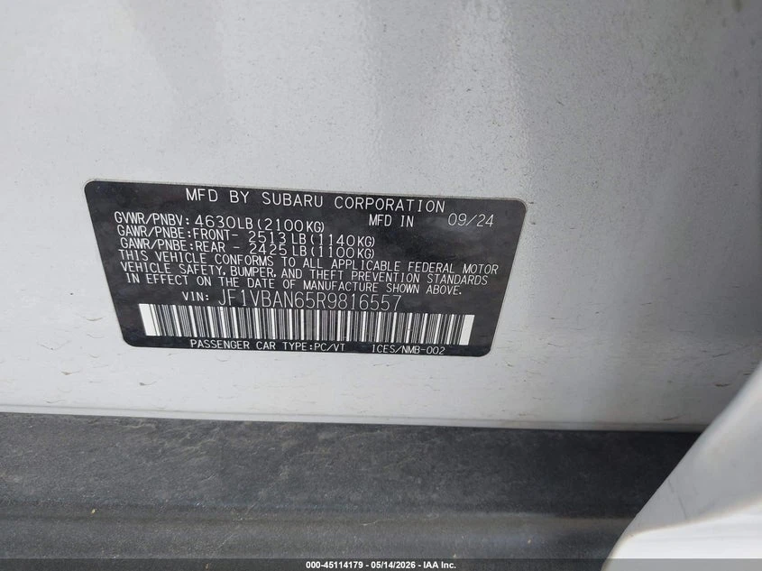 Subaru WRX 2.4l Limited, снимка 9 - Автомобили и джипове - 56162881