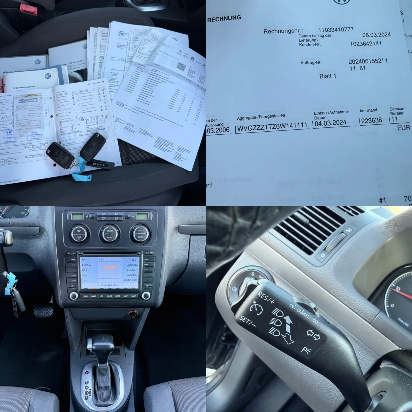 VW Touran 1.9 TDI / DSG / NAVI / 232 000km FULL SERVICE | Mobile.bg   16