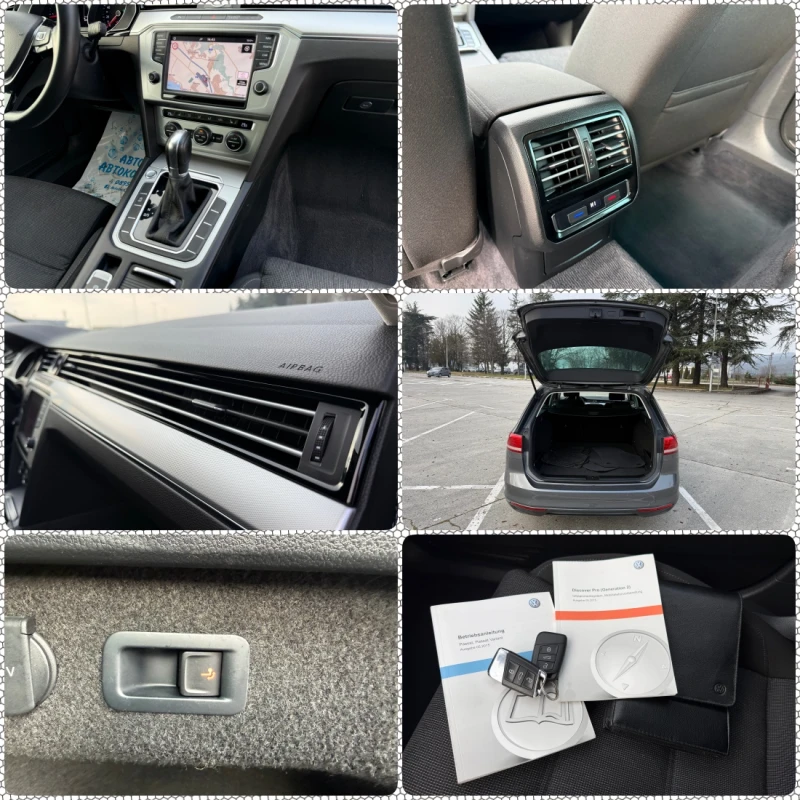 VW Passat 2.0/Hi-Line/Distronic/150p.s/LED/Xenon/Navi/Масаж, снимка 16 - Автомобили и джипове - 53385355