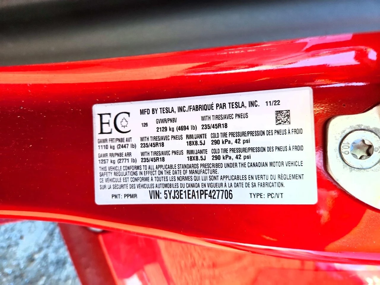Tesla Model 3 RWD, снимка 12 - Автомобили и джипове - 56405470