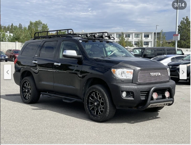 Toyota Sequoia PLATINUM* 5.7* V8* ПОДГРЕВ* КАМЕРА* КЕЙЛЕС, снимка 3 - Автомобили и джипове - 52835715
