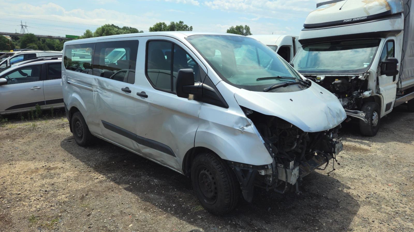 Ford Transit Custom 2.0tdci/на части , снимка 2 - Бусове и автобуси - 55396358