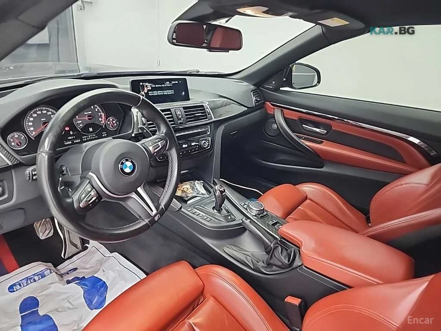 BMW M4 CABRIO* ЧЕРВЕНА КОЖА* HEAD UP* NAVI* КАМЕРА, снимка 6 - Автомобили и джипове - 55417016