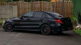 Mercedes-Benz C 63 AMG HEAD UP!CERAMIC!FULL NIGHT BLACK EDITION!PANO!DIS!, снимка 8