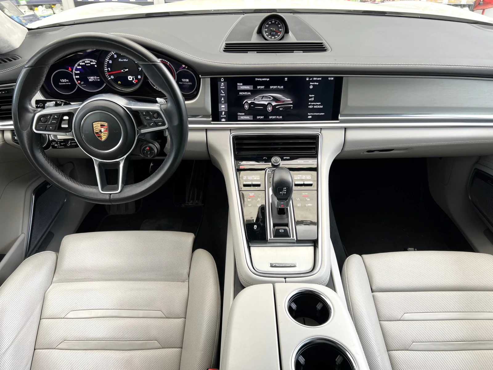 Porsche Panamera TURBO/ LIFT/ SPORT CHRONO/ BURMESTER/ 360/ MATRIX/ | Mobile.bg � ����������� 14