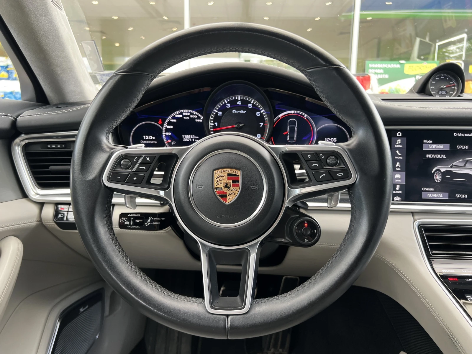 Porsche Panamera TURBO/ LIFT/ SPORT CHRONO/ BURMESTER/ 360/ MATRIX/ | Mobile.bg � ����������� 11